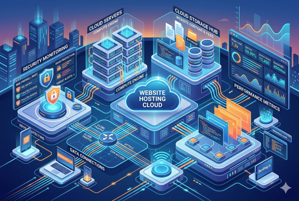 Web hosting infrastructure costs involved in building a website in Nigeria