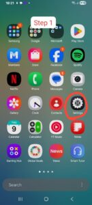 Open Battery Settings