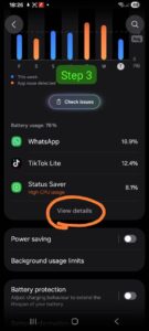 Open Battery Settings